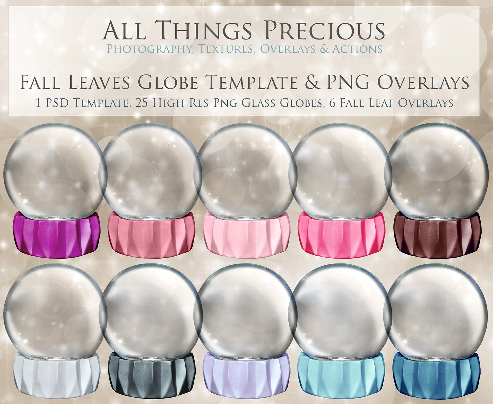 Digital Snow Globe Clipart and Background with snow Overlays and a PSD Template included in the set.The globe is transparent, perfect for you to add your own images and retain the snow globe effect. Photoshop Photography Background. Printable, Editable for Christmas with Santa Window or Glass Globe. ATP Textures